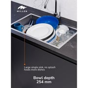 Millen Undermount Single Bowl Sink 1pc - MS12764525SS