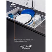 Millen Undermount Single Bowl Sink 1pc - MS12835025SS