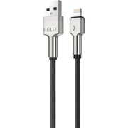 Helix Lightning Cable 1.2m Silver - Heli Cord-UL