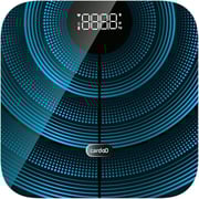 CardoO Tempered Glass Digital Scale, 180kg, Black - CEGBFS02B