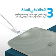 CardoO Tempered Glass Digital Scale, 180kg, White - CEGBFS02W