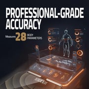 CardoO Scale Pro Digital Body Scale With Powered by AI, Gold - CEGBFS03G