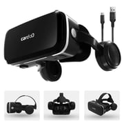 CardoO VR Box Pro Wired VR Glasses with Built-in Headset, Black - CEGVRL05B
