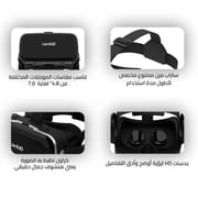 CardoO VR Box Go VR Glasses With Built-in Headset, Black -CEGVRH04B
