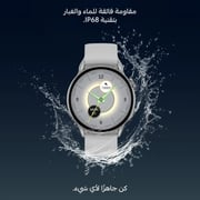 Cardoo X Orbit Smart Watch for Unisex, Amoled Display, 1.6 Inch, 300 mAh - Silver - CGLWXO03S