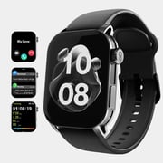 Cardoo X Apex Smart Watch for Unisex 2.01 Inch, Amoled Display, 300 mAh - Black