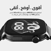 Cardoo X Apex Smart Watch for Unisex 2.01 Inch, Amoled Display, 300 mAh - Black