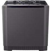 LG 10kg Twin Tub Washing Machine, Roller Jet, Black