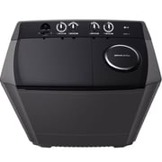 LG 10kg Twin Tub Washing Machine, Roller Jet, Black