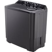 LG 10kg Twin Tub Washing Machine, Roller Jet, Black