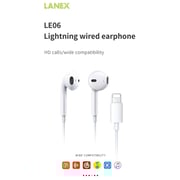 Lanex Wired In Ear Headphone White - LE06