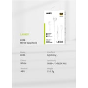 Lanex Wired In Ear Headphone White - LE06