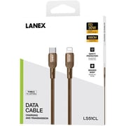 Lanex USB C to Lightning Cable 100cm Desert Gold - LS51CL