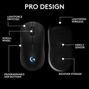 Logitech Pro 2 LIGHTSPEED Wireless Gaming Mouse Black - 910-007246