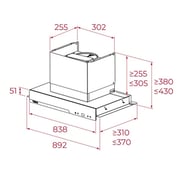 TEKA Fully Integrated Invisible Hood in Stainless Steel - GFI 97350 EOS IX