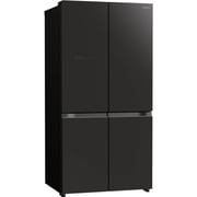 Hitachi French Door Bottom Freezer 569L Glass Mauve Grey - RWB720VUK04GBK