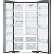 Hitachi Side By Side Refrigerator 595L Glass Silver - RS700PUK04GS