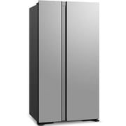 Hitachi Side By Side Refrigerator 595L Glass Silver - RS700PUK04GS