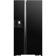 Hitachi Side By Side Refrigerator 573L Glass Black - RSX700GPUK04GBK