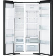 Hitachi Side By Side Refrigerator 573L Glass Black - RSX700GPUK04GBK