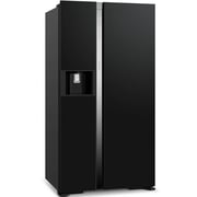 Hitachi Side By Side Refrigerator 573L Glass Black - RSX700GPUK04GBK