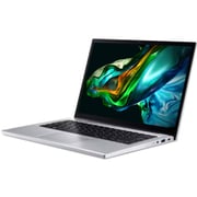 Acer Aspire 3 Spin 14 2-in-1 Convertible (2023) Laptop - Intel Core i3-N305 / 14inch / 256GB SSD / 8GB RAM / Shared Intel UHD Graphics / Windows 11 Home / English Keyboard / Pure Silver / International Version - [A3SP14-31PT-38YA]