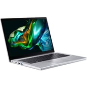 Acer Aspire 3 Spin 14 2-in-1 Convertible (2023) Laptop - Intel Core i3-N305 / 14inch / 256GB SSD / 8GB RAM / Shared Intel UHD Graphics / Windows 11 Home / English Keyboard / Pure Silver / International Version - [A3SP14-31PT-38YA]