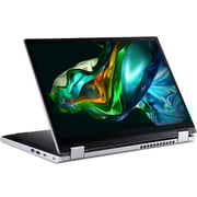 Acer Aspire 3 Spin 14 2-in-1 Convertible (2023) Laptop - Intel Core i3-N305 / 14inch / 256GB SSD / 8GB RAM / Shared Intel UHD Graphics / Windows 11 Home / English Keyboard / Pure Silver / International Version - [A3SP14-31PT-38YA]