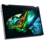 Acer Aspire 3 Spin 14 2-in-1 Convertible (2023) Laptop - Intel Core i3-N305 / 14inch / 256GB SSD / 8GB RAM / Shared Intel UHD Graphics / Windows 11 Home / English Keyboard / Pure Silver / International Version - [A3SP14-31PT-38YA]