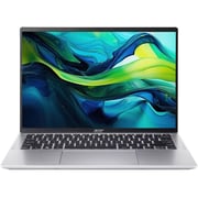 Acer Swift Go (2023) Laptop - 1st Series / Intel Core Ultra 5-125H / 14inch FHD / 512GB SSD / 8GB RAM / Shared Intel Arc Graphics / Windows 11 Home / English Keyboard / Pure Silver / International Version - [SFG14-72T-58SH]