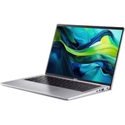 Acer Swift Go (2023) Laptop - 1st Series / Intel Core Ultra 5-125H / 14inch FHD / 512GB SSD / 8GB RAM / Shared Intel Arc Graphics / Windows 11 Home / English Keyboard / Pure Silver / International Version - [SFG14-72T-58SH]