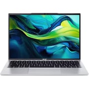 Acer Aspire Lite (2023) Laptop - 13th Gen / Intel Core i5-1334U / 14inch / 512GB SSD / 8GB RAM / Shared Intel UHD Graphics / Windows 11 / English & Arabic Keyboard / Light Silver / Middle East Version - [AL14-51P-54PD]