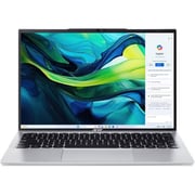 Acer Aspire Lite (2023) Laptop - 13th Gen / Intel Core i5-1334U / 14inch / 512GB SSD / 8GB RAM / Shared Intel UHD Graphics / Windows 11 / English & Arabic Keyboard / Light Silver / Middle East Version - [AL14-51P-54PD]