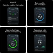 Whoop 4.0 Wearable Health Fitness & Activity Tracker Black - 970-001-000