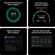 Whoop 5.0 Life Health & Fitness Tracker Onyx - 973-002-000