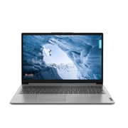 Lenovo IdeaPad 1 15IAU7 - Intel Core i7-1255U / FHD 15.6 Inch / 512GB SSD / 8GB RAM / Intel Iris Xe Graphics / English & Arabic Keyboard / Cloud Grey / Middle East Version – [82QD00AXED]