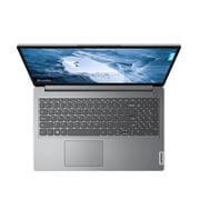Lenovo IdeaPad 1 15IAU7 - Intel Core i7-1255U / FHD 15.6 Inch / 512GB SSD / 8GB RAM / Intel Iris Xe Graphics / English & Arabic Keyboard / Cloud Grey / Middle East Version – [82QD00AXED]