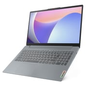 Lenovo IdeaPad Slim 3 15IRU8 Laptop Intel Core i3-1315U / FHD 15.6 Inch / 256GB SSD / 8GB RAM / Integrated Intel UHD Graphics / English & Arabic Keyboard / Arctic Grey / Middle East Version – [82X700DMED]