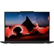 Lenovo ThinkPad X1 Carbon Gen 12 (2023) Laptop - 1st Series / Intel Core Ultra 7-155U / 14inch WUXGA / 512GB SSD / 32GB RAM / Shared Intel Graphics / Windows 11 Pro / English Keyboard / Black / International Version - [21KC00A7US]