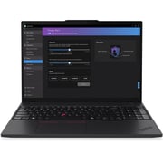 Lenovo ThinkPad T16 Gen 3 (2023) Laptop - 1st Series / Intel Core Ultra 7-155U / 16inch WUXGA / 512GB SSD / 16GB RAM / Shared Intel Graphics / Windows 11 Pro / English Keyboard / Black / International Version - [21MN00AHUS]