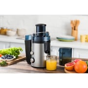 Swiss Pro+ Juice Extractor, 1 Liter, 450 Watt, Black Stainless Steel - SP-PEJ1000