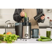 Swiss Pro+ Juice Extractor, 1 Liter, 450 Watt, Black Stainless Steel - SP-PEJ1000