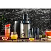 Swiss Pro+ Juice Extractor, 1 Liter, 450 Watt, Black Stainless Steel - SP-PEJ1000