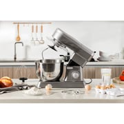 Swiss Pro+ Food Processor 6.3L 1500W - Powerful 3-in-1 - Blender, Meat Grinder, Mix - Silver - SP-PKM1900S