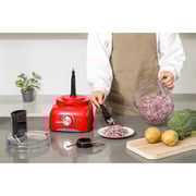 Swiss Pro+ Food Processor, 1.2 Liter, 600 Watt, Red - SP-FOOD600.8R