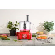 Swiss Pro+ Food Processor, 1.2 Liter, 600 Watt, Red - SP-FOOD600.8R