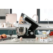 Swiss Pro+ 3 In 1 Food Processor, 6.3 Liter, 1500 Watt, Black Silver - SP-PKM1900B