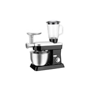Swiss Pro+ 3 In 1 Food Processor, 6.3 Liter, 1500 Watt, Black Silver - SP-PKM1900B