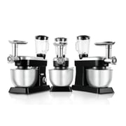 Swiss Pro+ 3 In 1 Food Processor, 6.3 Liter, 1500 Watt, Black Silver - SP-PKM1900B