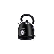 Swiss Pro+ Retro Electric Kettle, 1.8 Liter, 2200 Watt, Black - SP-WK2200B